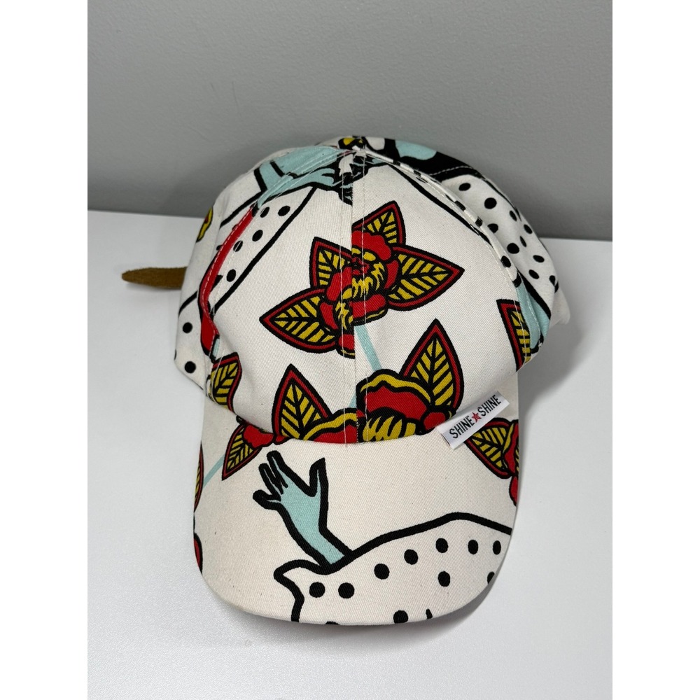 Shine Shine South Africa Pop Art Strapback Hat Graphic Floral Faces Cap
